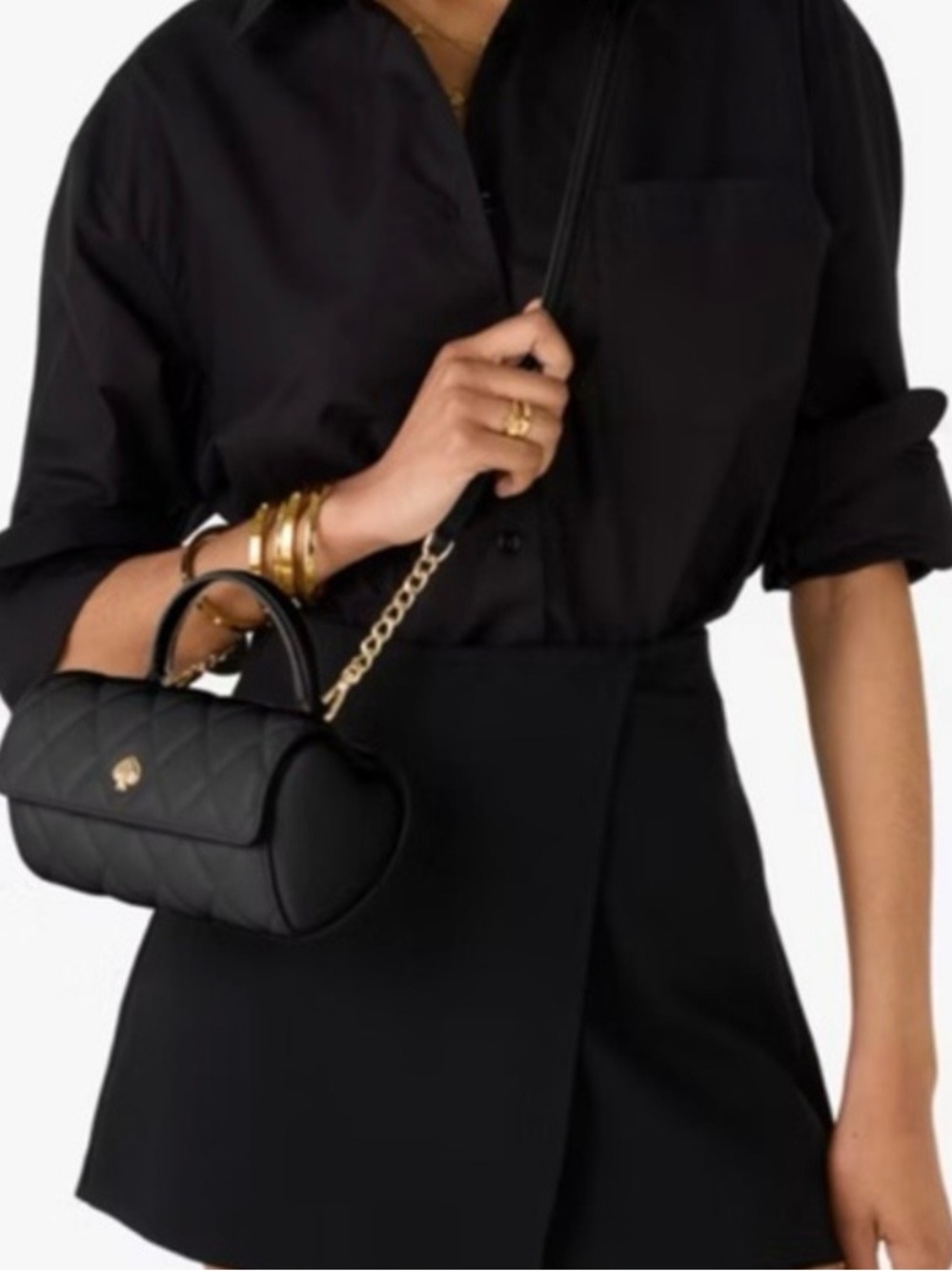 Kate Spade Heart To Heart 3D Quilted Leather Barrel Crossbody - Picture 6 of 6